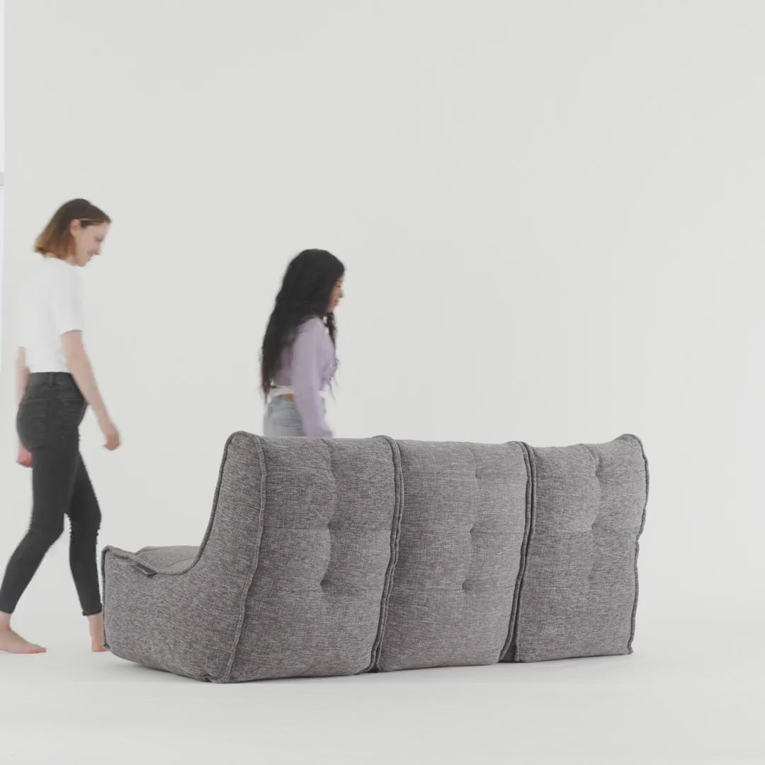 Mod 3 Movie Couch Modulsofa Luscious Gray Innedørs modulsofa