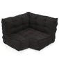 Link Corner Modulsofa Black Sapphire 