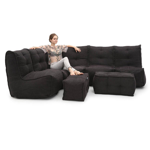 Mod 5 Living Lounge Modulsofa Black Sapphire Innedørs modulsofa