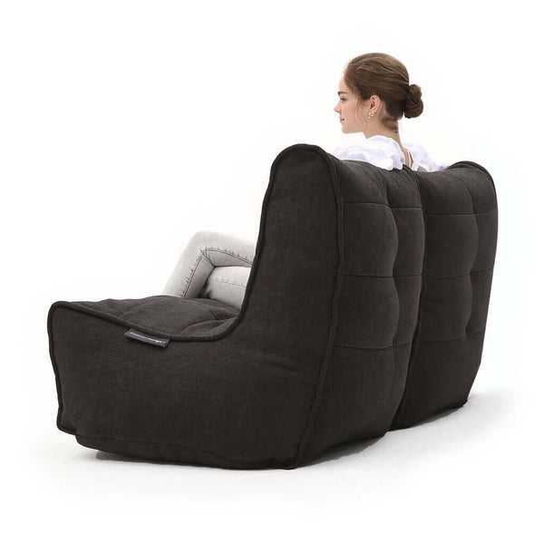 Twin Couch Modulsofa Black Sapphire Innedørs saccosekk