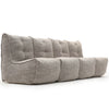 Mod 4 Quad Couch Modulsofa Eco Weave Innedørs modulsofa