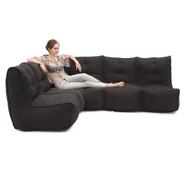 Mod 4 L Sofa Modulsofa Black Sapphire Innedørs modulsofa