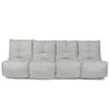 Mod 4 Quad Couch Modulsofa Silverline Utendørs modulsofa