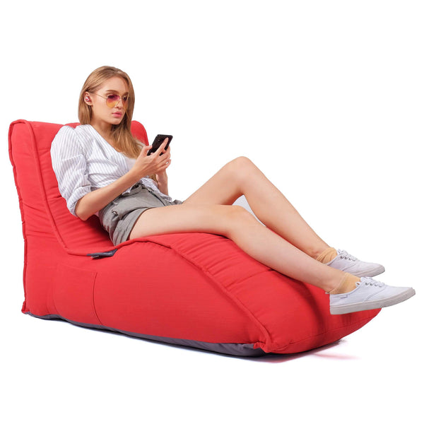 Avatar Lounger Crimson Vibe (Sunbrella) Utendørs saccosekk