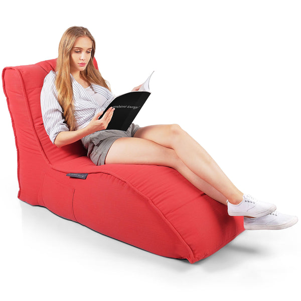 Avatar Lounger Crimson Vibe (Sunbrella) Utendørs saccosekk