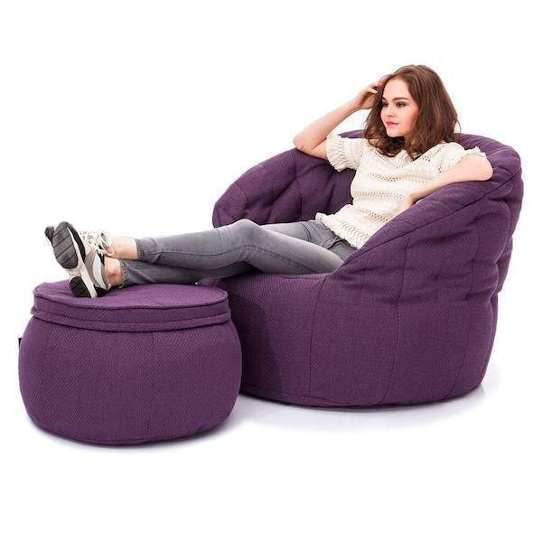 Butterfly Chaise Sett Aubergine Dream Innedørs sett